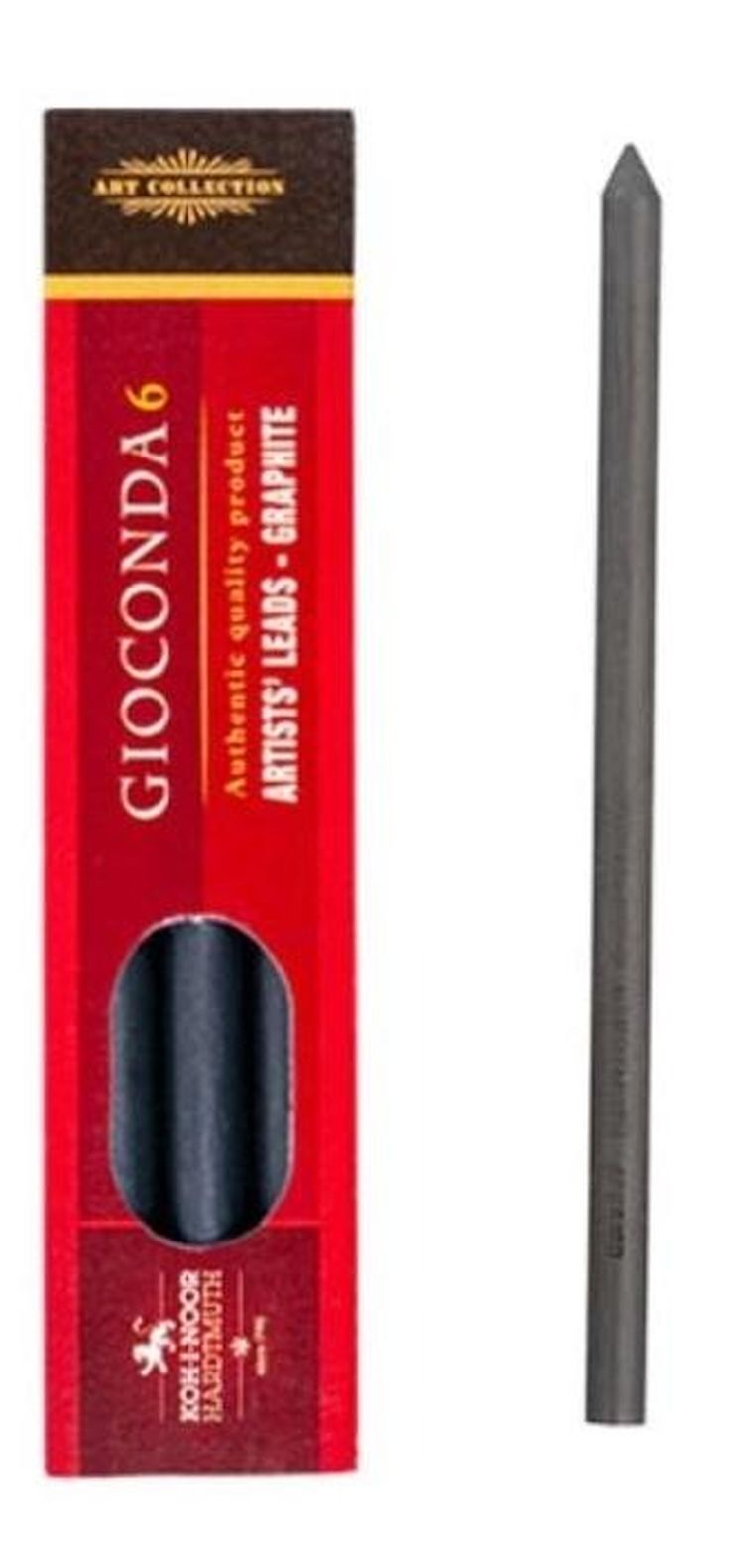 Koh-I-Noor, wkład grafitowy, 4B, 5,6 mm, 6 szt.