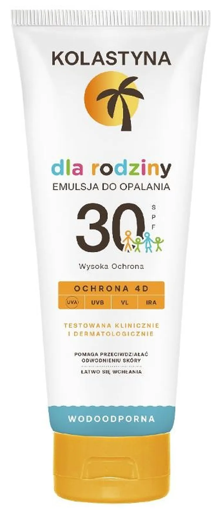 Kolastyna, emulsja do opalania dla rodziny, SPF30, 250 ml