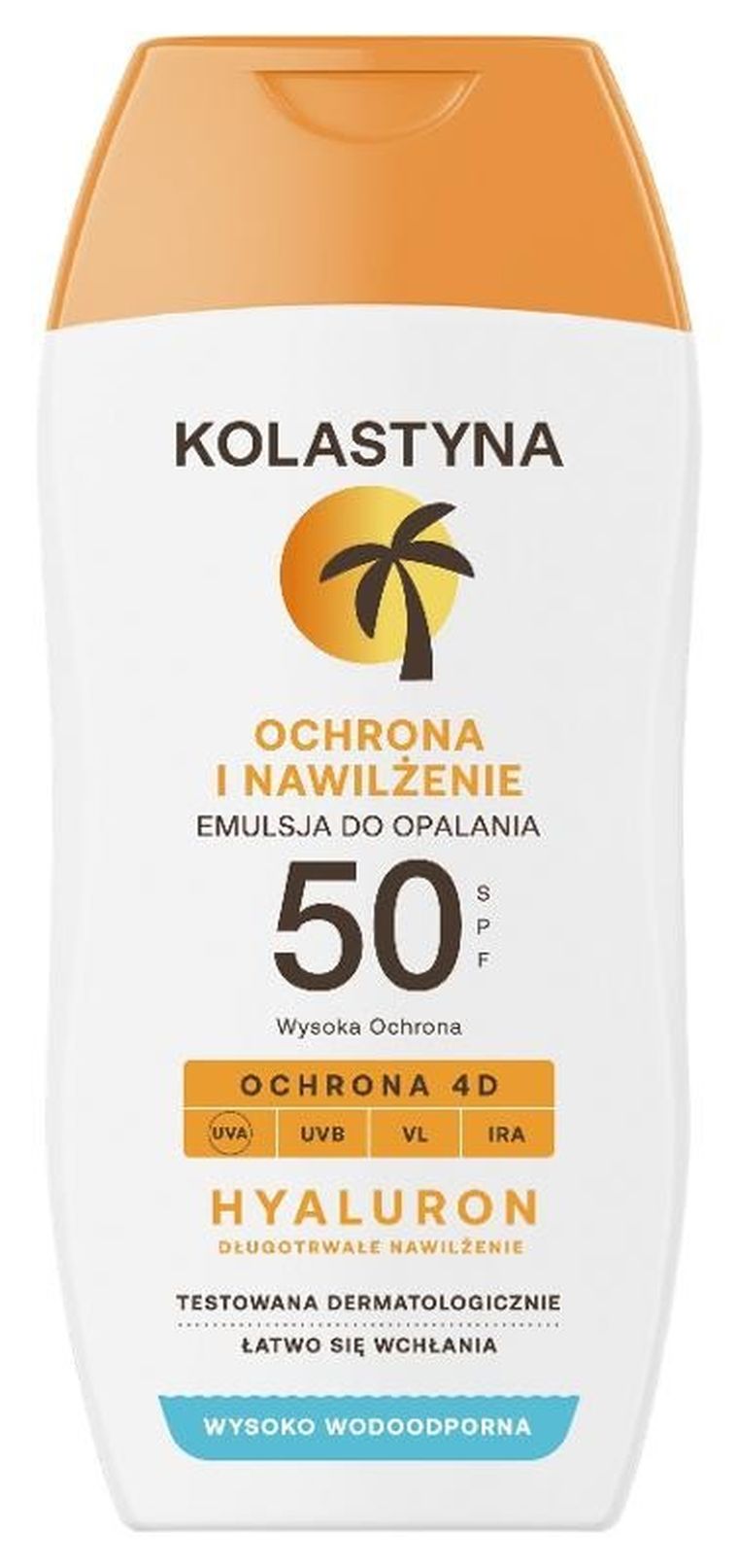 Kolastyna, emulsja do opalania, ochrona i nawilżenie SPF50, 150 ml