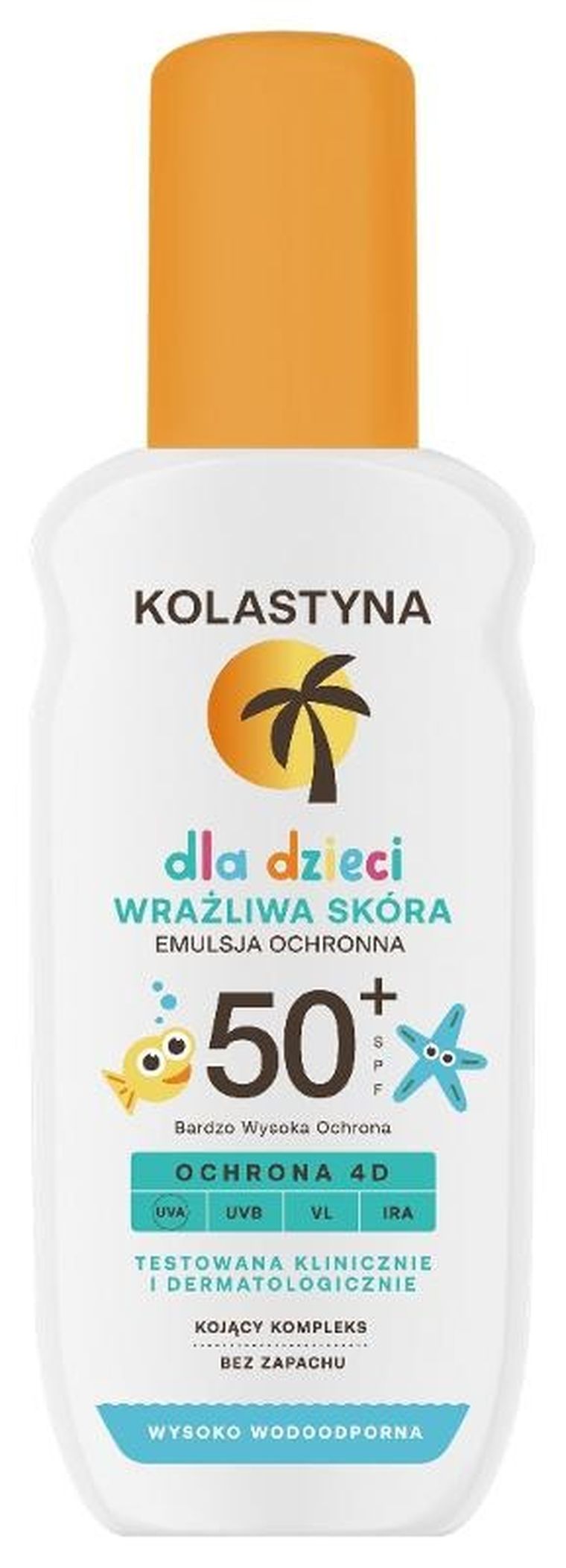 Kolastyna, emulsja ochronna dla dzieci, wrażliwa skóra, SPF50+, 150 ml