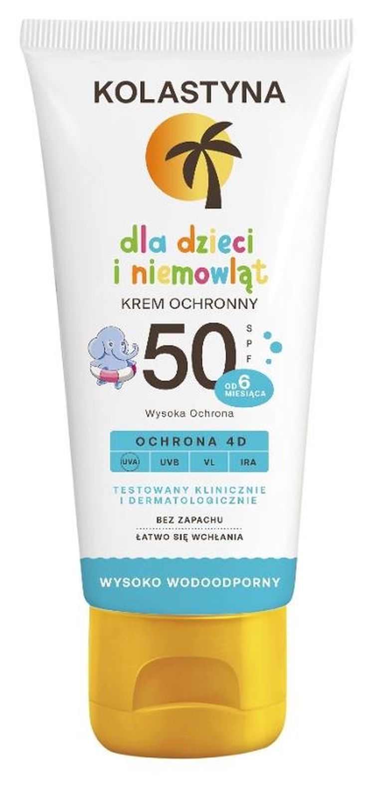 Kolastyna, krem ochronny dla dzieci i niemowląt SPF50, 75 ml