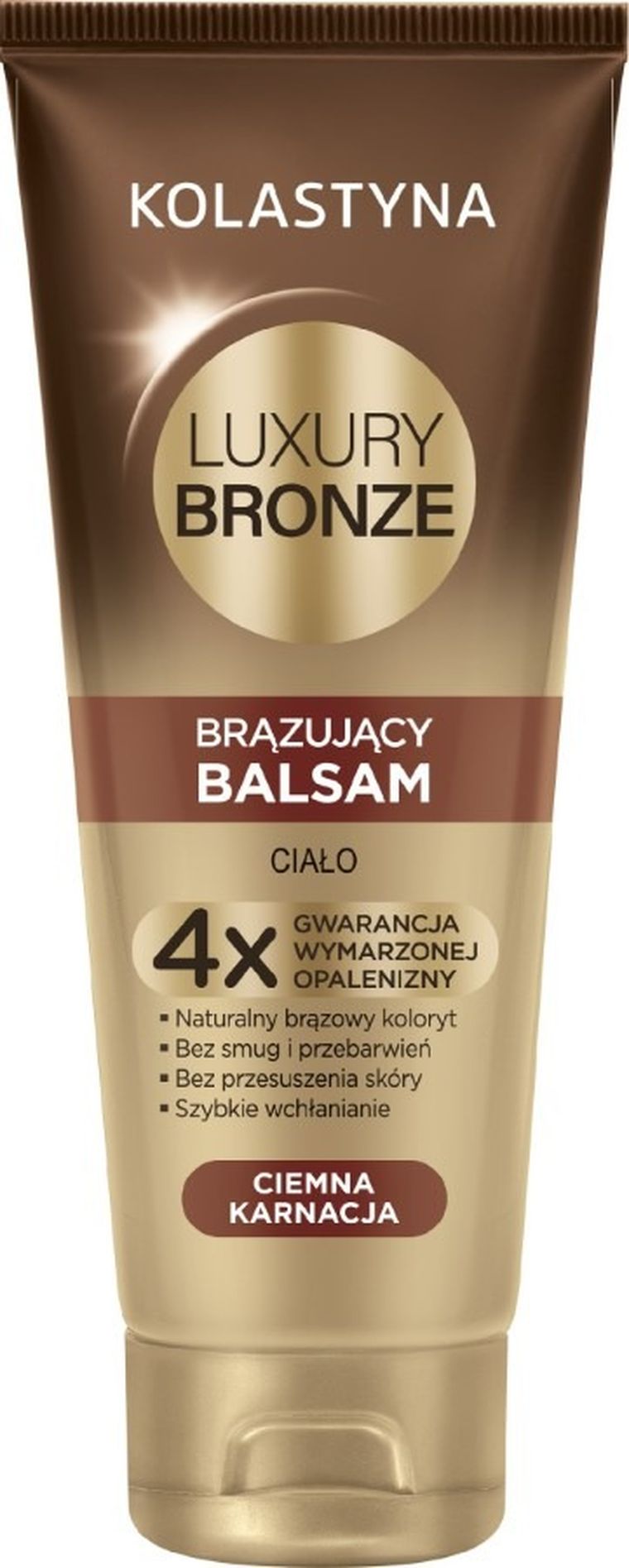 Kolastyna, Luxury Bronze, balsam do ciała brązujący do ciemnej karnacji, 200 ml