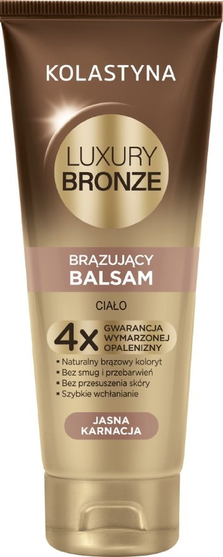 Kolastyna, Luxury Bronze, balsam do ciała brązujący do jasnej karnacji, 200 ml