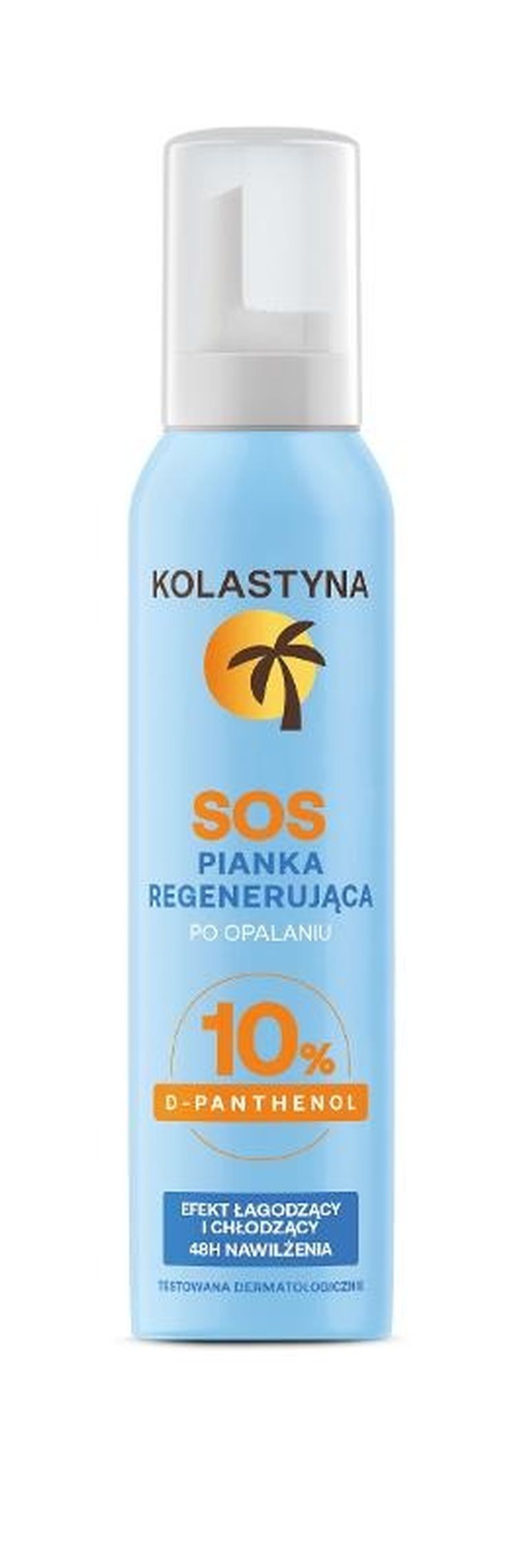 Kolastyna, Sos, pianka regenerująca po opalaniu z 10% pantenolem, 100 ml