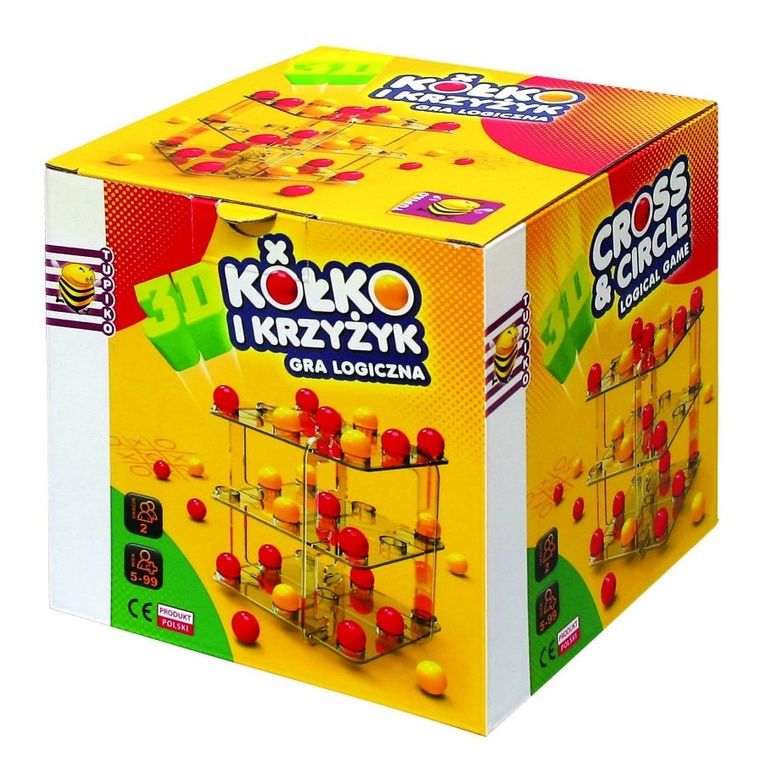 Kółko i Krzyżyk 3D, gra logiczna