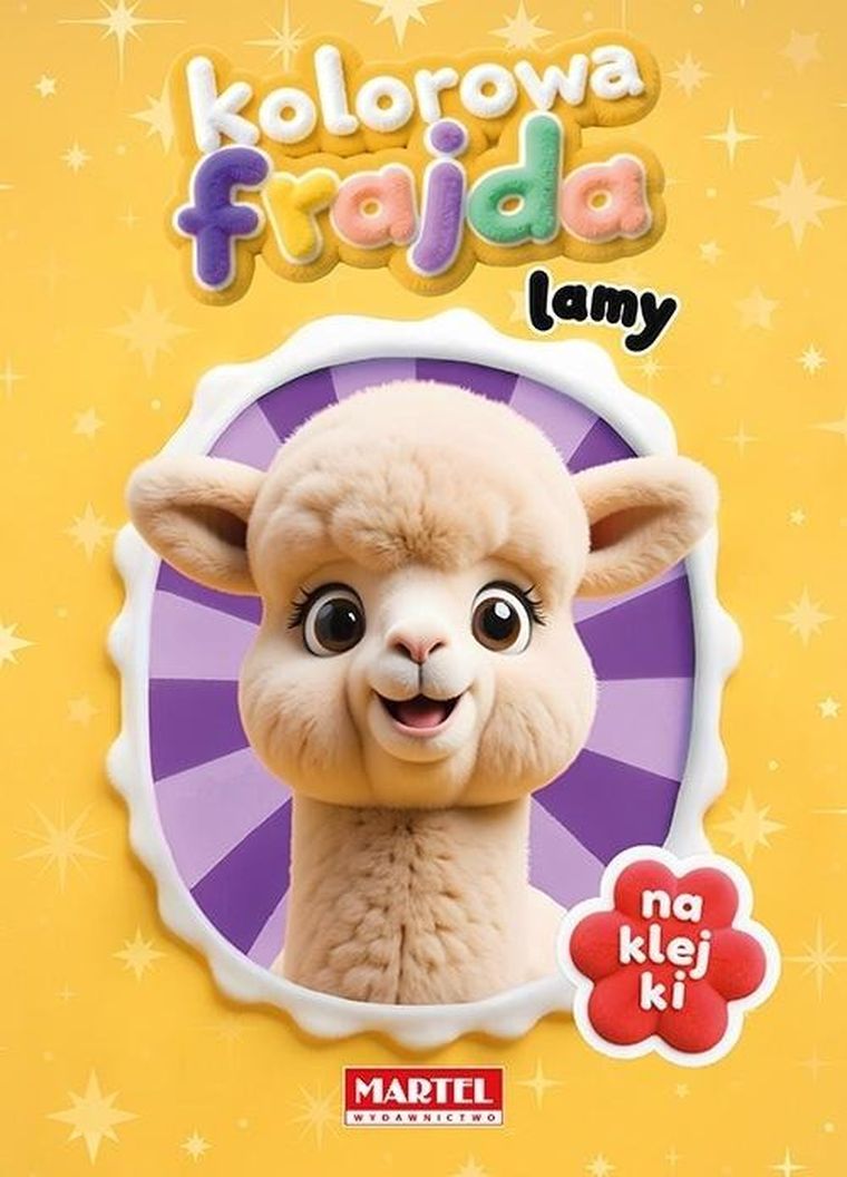 Kolorowa frajda. Lamy z naklejkami