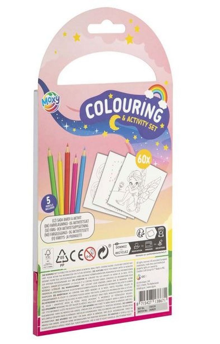 Kolorowanka + kredki