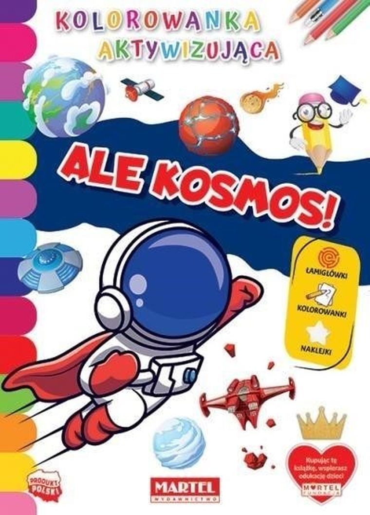 Kolorowanka aktywizująca. Ale kosmos!