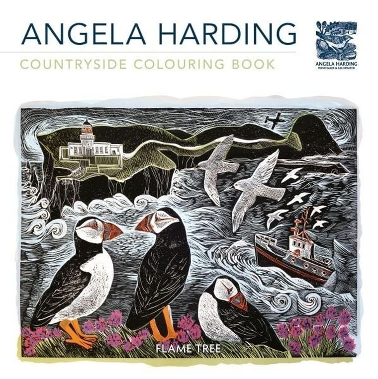 Kolorowanka Angela Harding Countryside Colouring