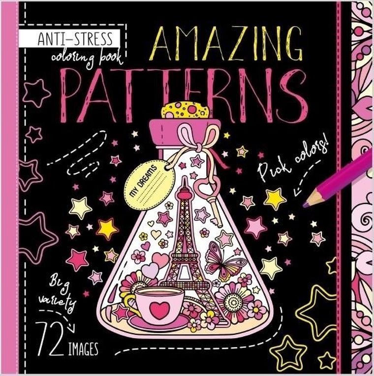 Kolorowanka antystresowa 200-200 mm. Amazing Patter