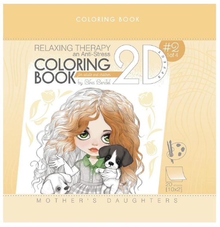 Kolorowanka antystresowa 200-200 mm. Mother's Daughte