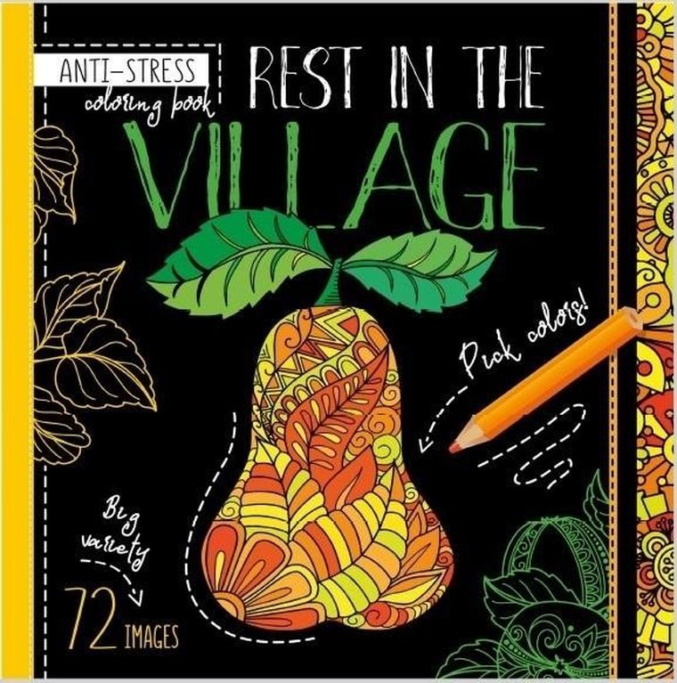 Kolorowanka antystresowa 200-200 mm. Rest Village