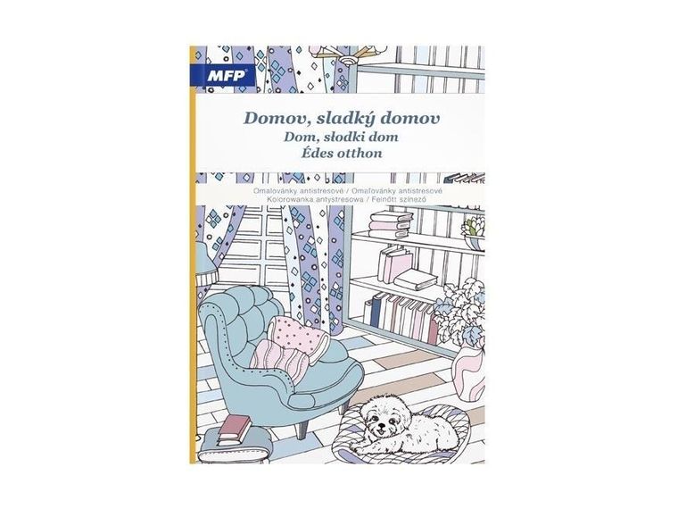 Kolorowanka antystresowa. Dom, słodki dom