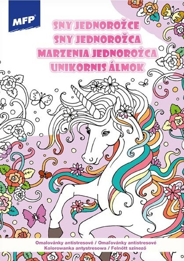 Kolorowanka antystresowa. Marzenia jednorożca