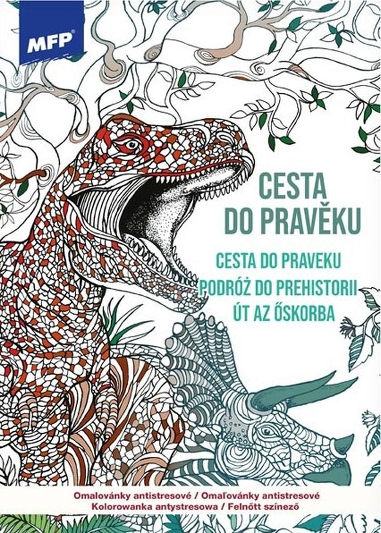 Kolorowanka antystresowa. Podróż do prehistorii