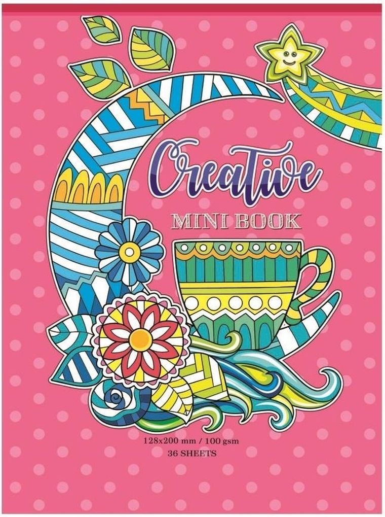 Kolorowanka antystresowa. Różowa