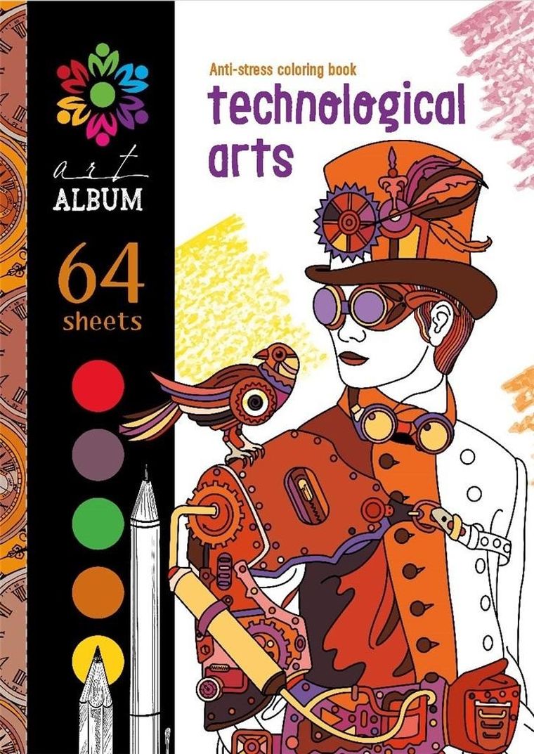 Kolorowanka antystresowa. Technological