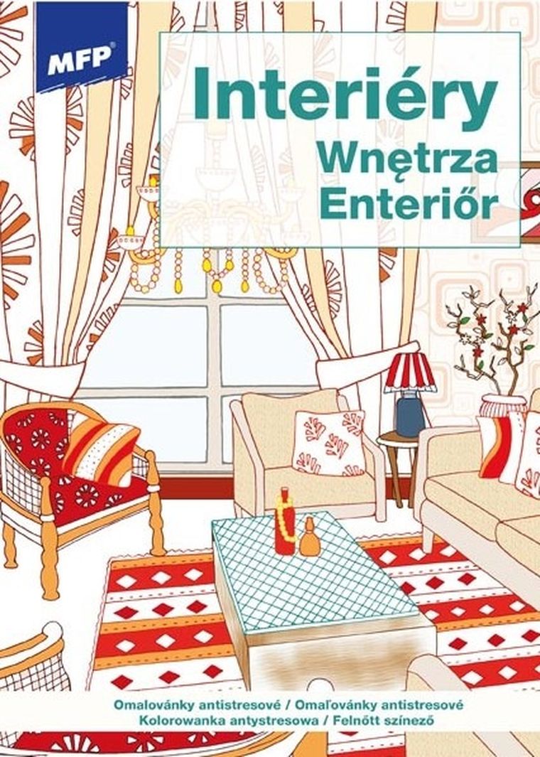 Kolorowanka antystresowa. Wnętrza