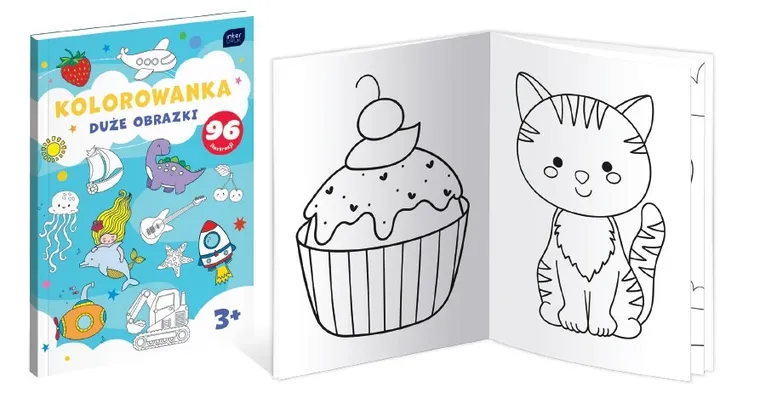 Kolorowanka. Duże obrazki