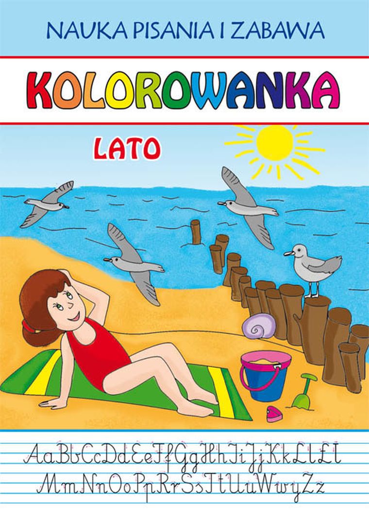 Kolorowanka. Lato