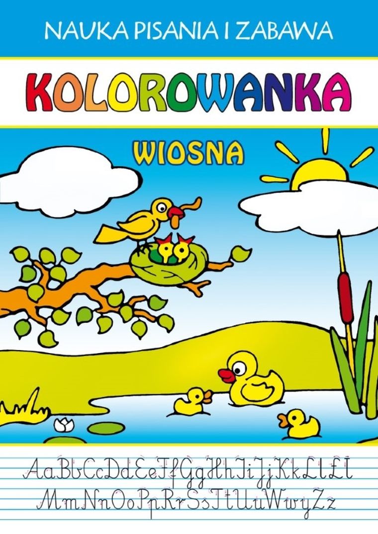 Kolorowanka. Wiosna
