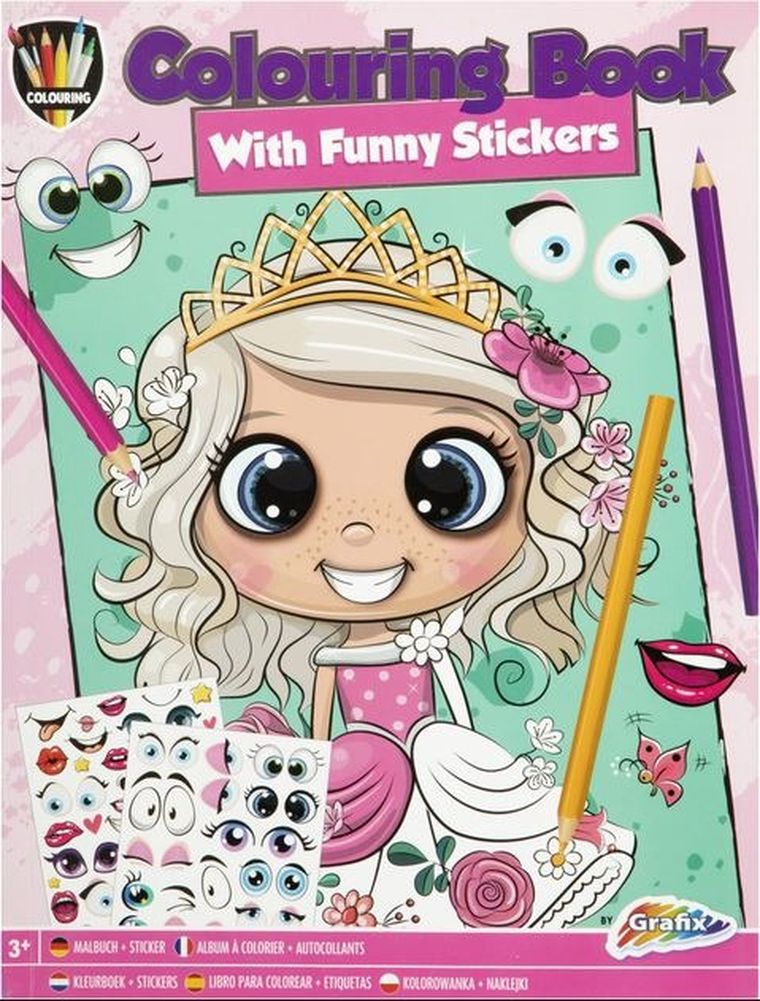 Kolorowanka z naklejkami