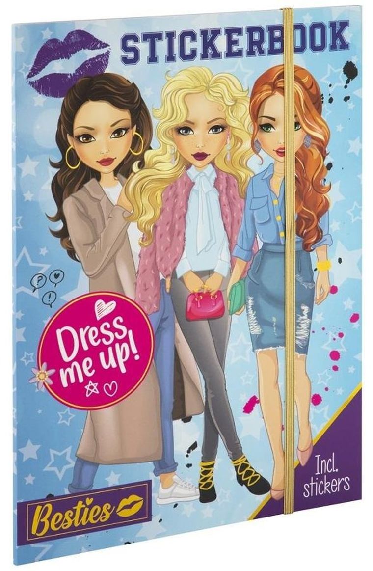 Kolorowanka z naklejkami. Besties