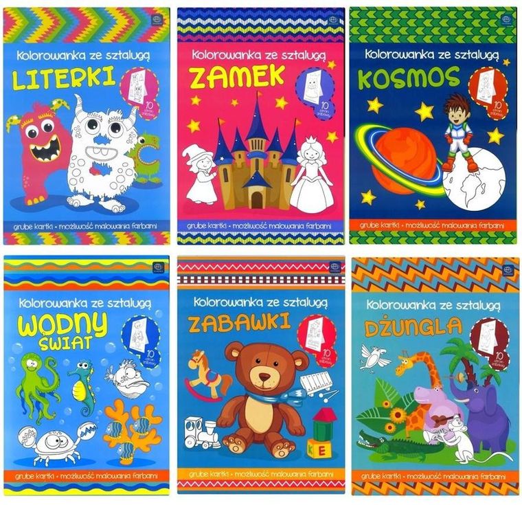 Kolorowanka ze sztalugą