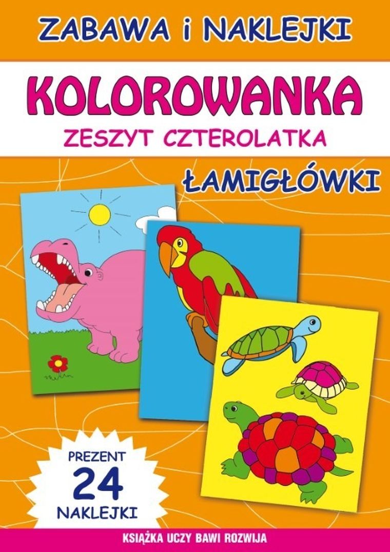Kolorowanka. Zeszyt czterolatka