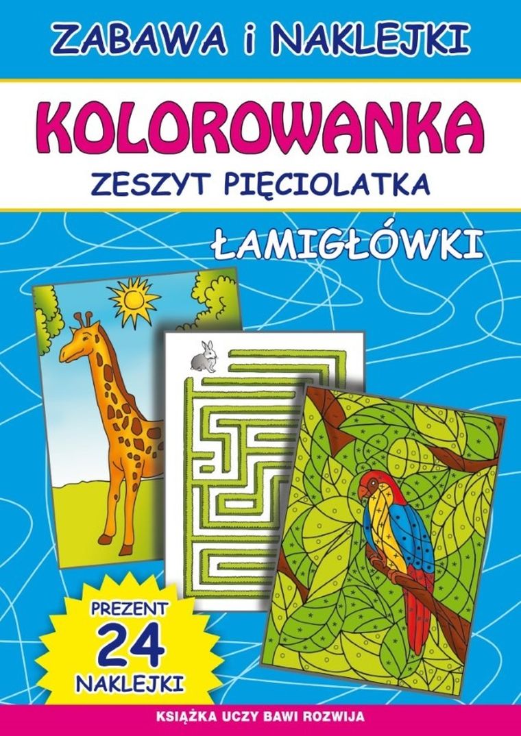 Kolorowanka. Zeszyt pięciolatka
