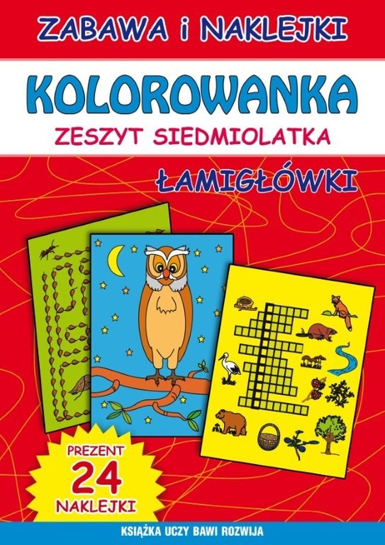Kolorowanka. Zeszyt siedmiolatka