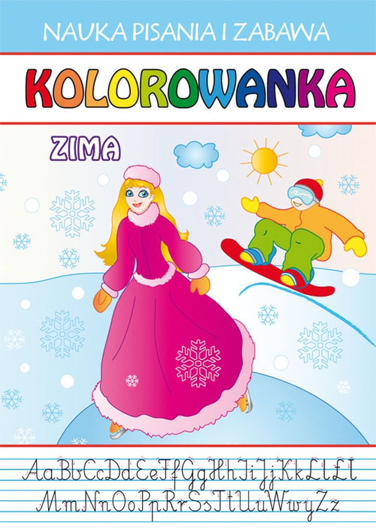 Kolorowanka. Zima