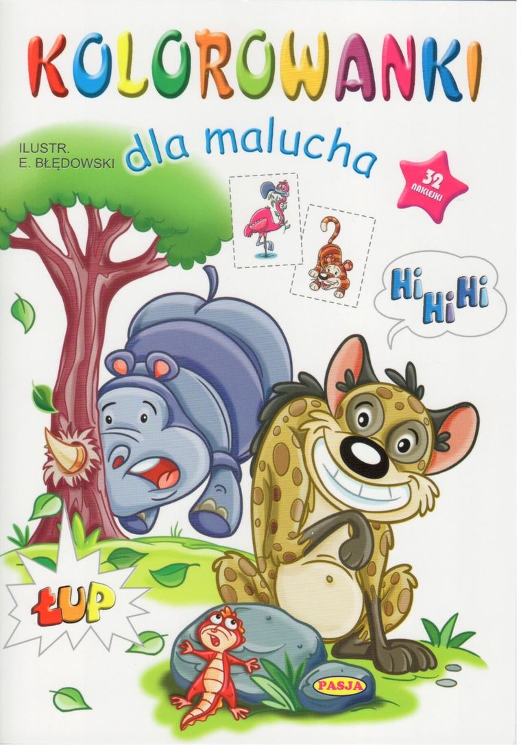 Kolorowanki dla malucha. Hi hi hi