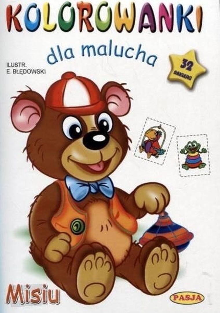 Kolorowanki dla malucha. Misiu