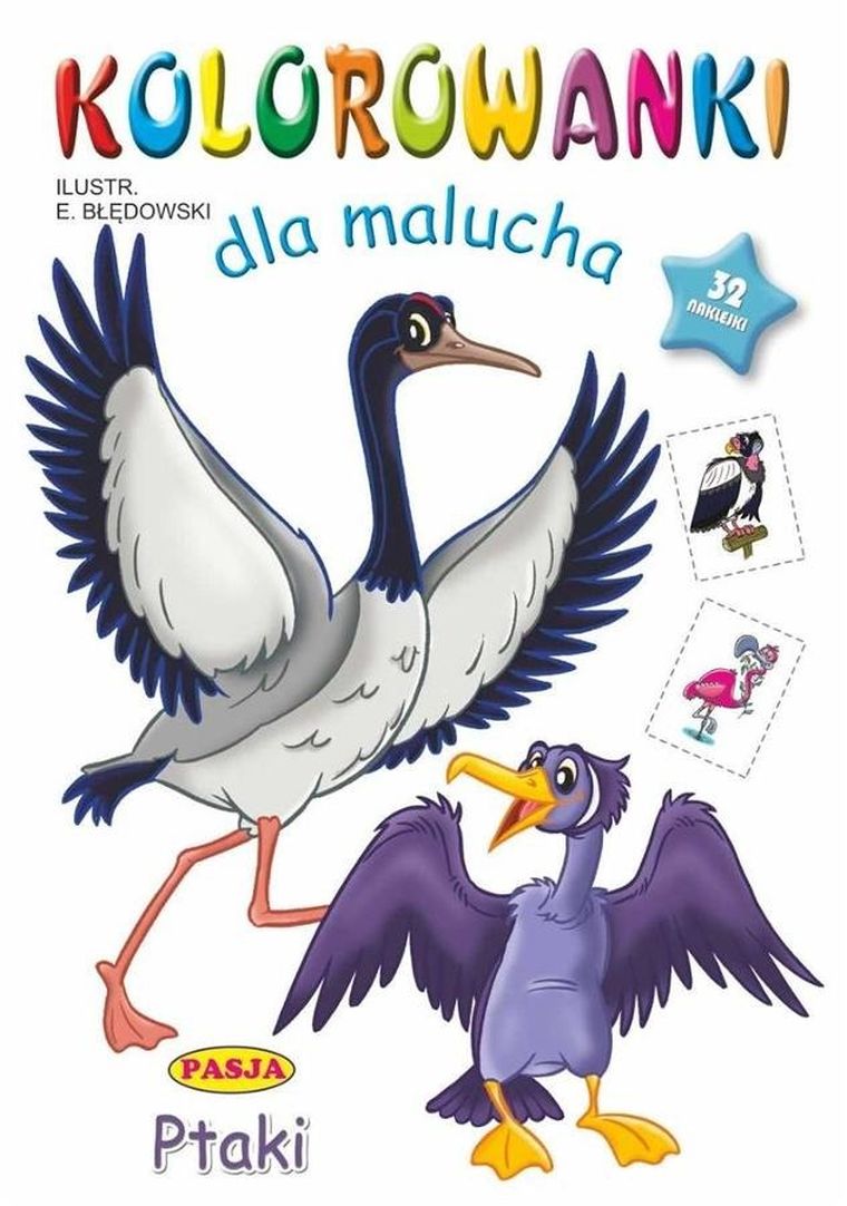 Kolorowanki dla malucha. Ptaki