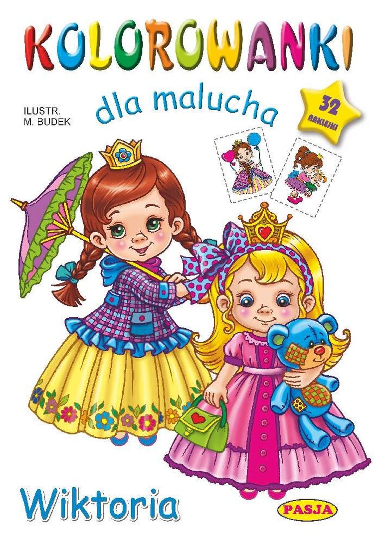 Kolorowanki dla malucha. Wiktoria