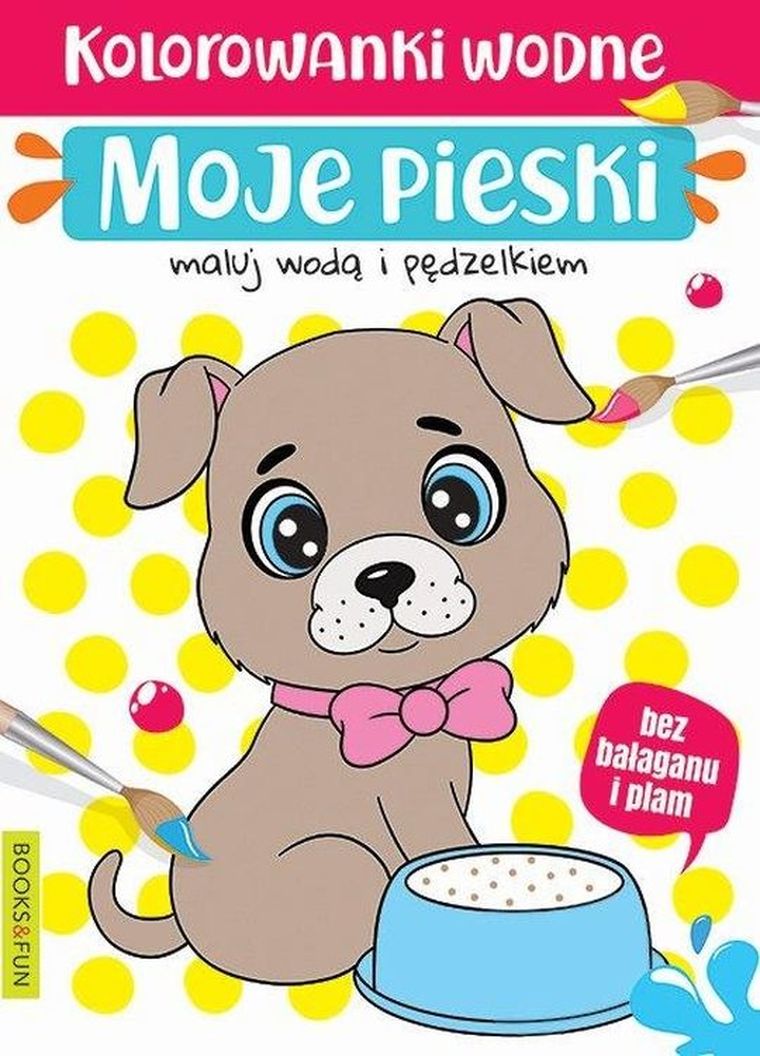 Kolorowanki wodne. Moje pieski