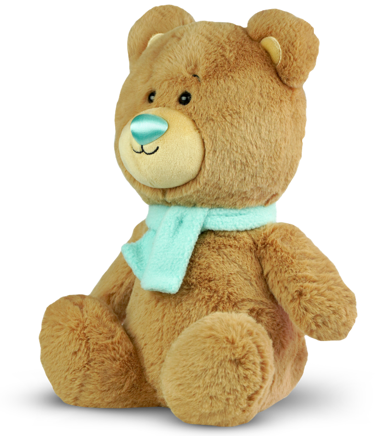 Kolorowe Noski, maskotka, miś, beżowy, 28 cm