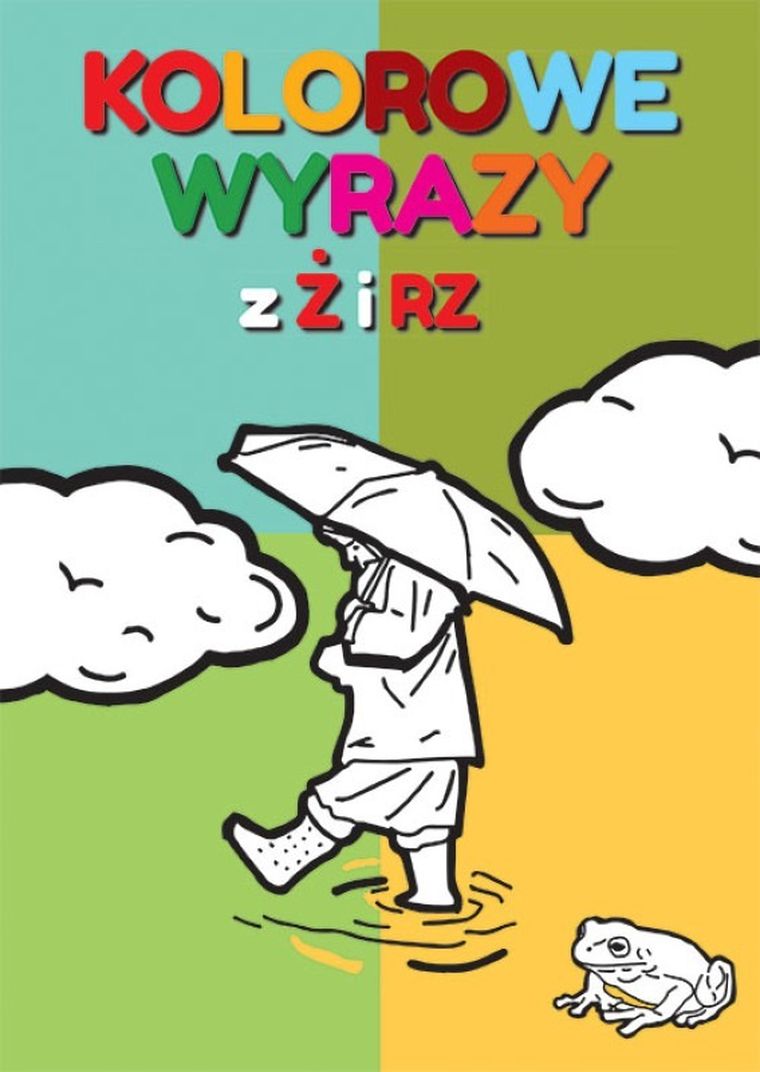 Kolorowe wyrazy z Ż i RZ