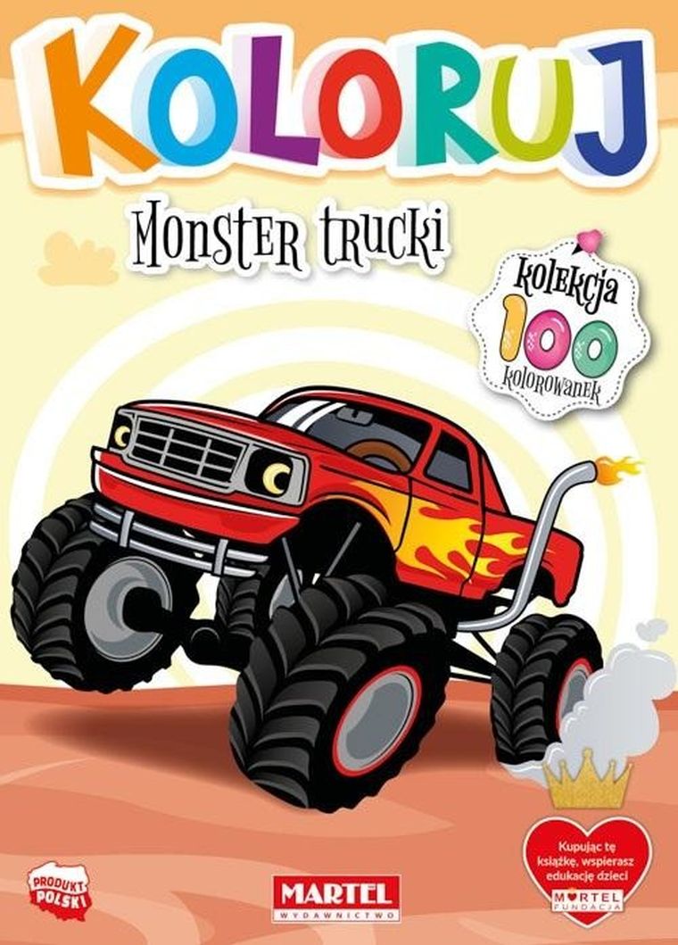 Koloruj. Monster trucki