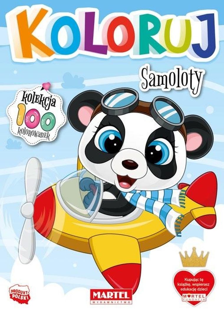 Koloruj. Samoloty