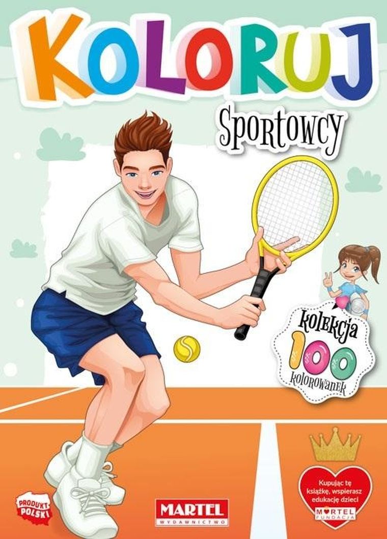 Koloruj. Sportowcy