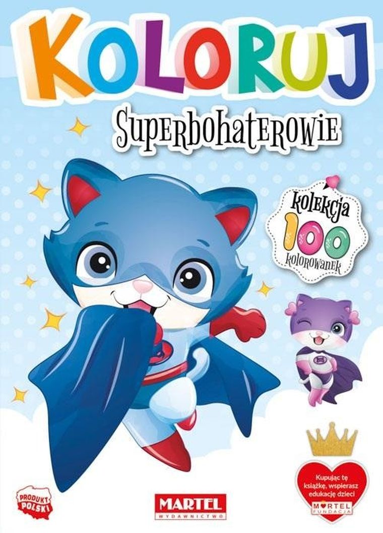 Koloruj. Superbohaterowie
