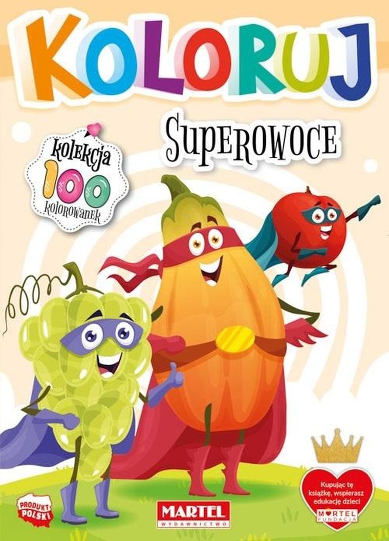 Koloruj. Superowoce