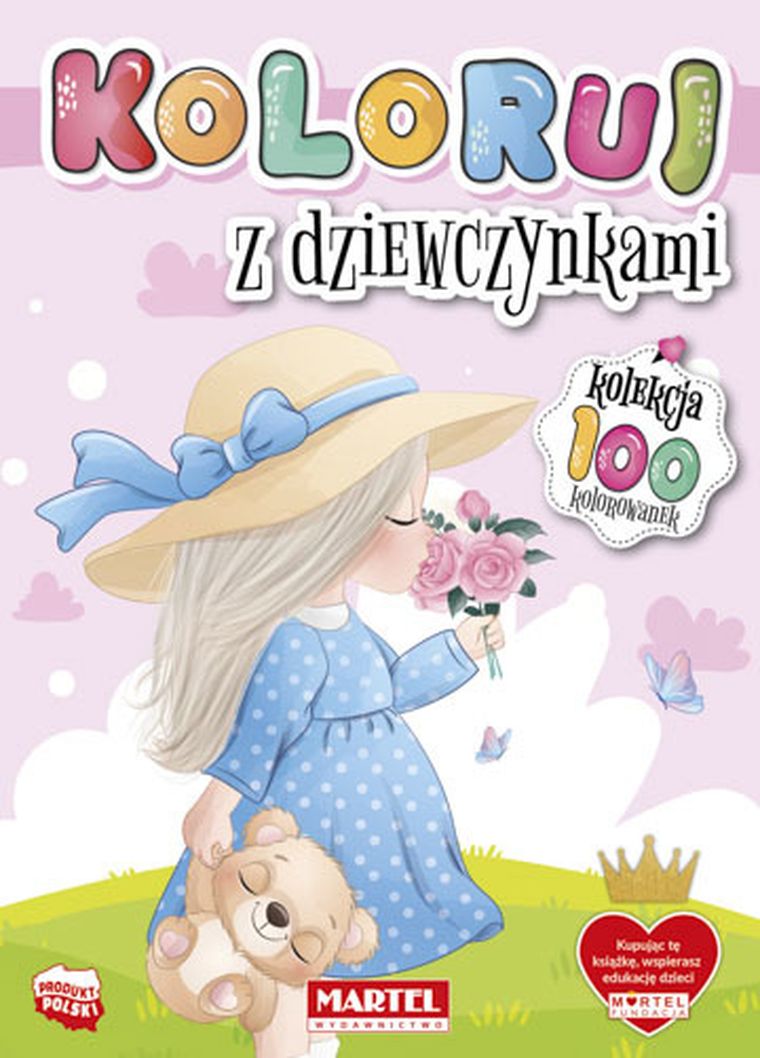 Koloruj. Z dziewczynkami