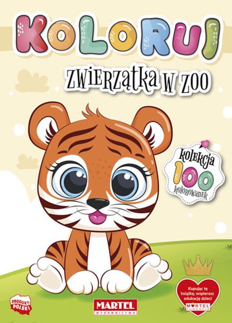 Koloruj. Zwierzątka w ZOO