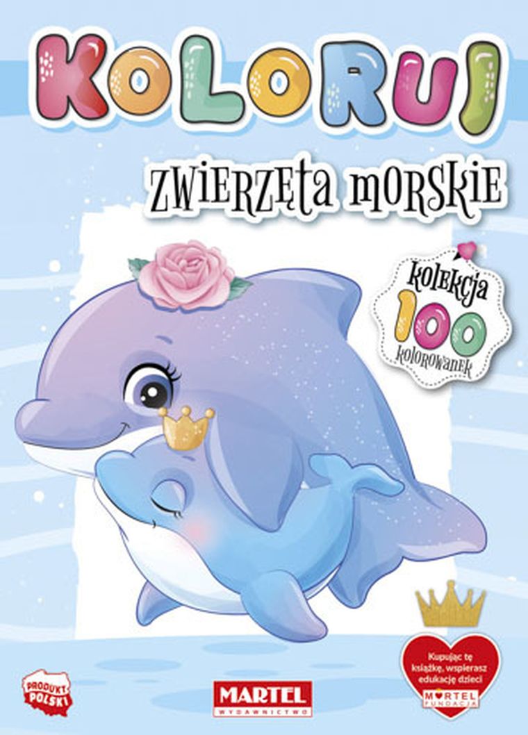Koloruj. Zwierzęta morskie