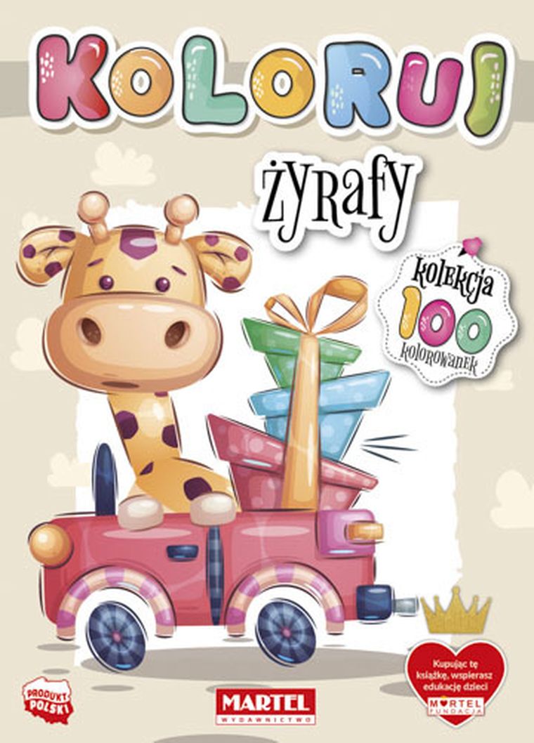 Koloruj. Żyrafy
