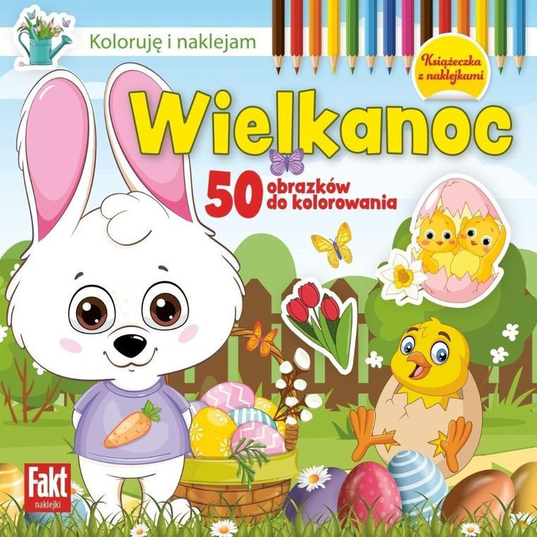 Koloruję i naklejam. Wielkanoc