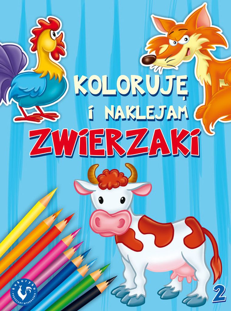 Koloruję i naklejam. Zwierzaki